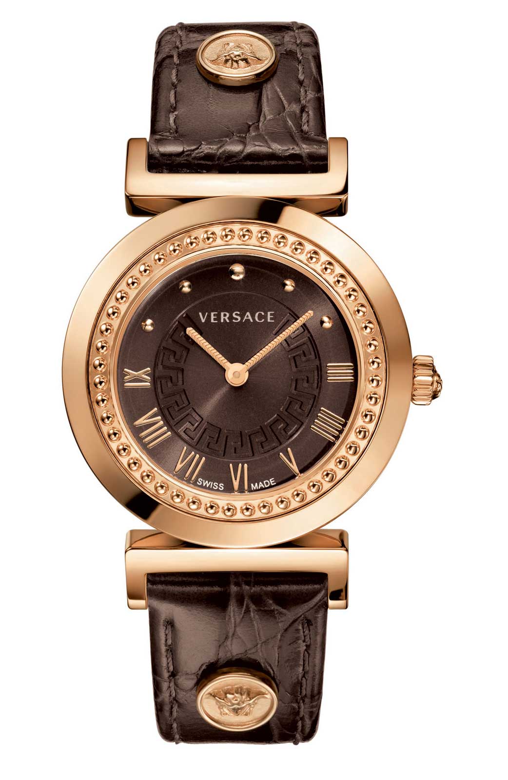 Versace QUARTZ watch 762.3 BROWN CALF STRAP